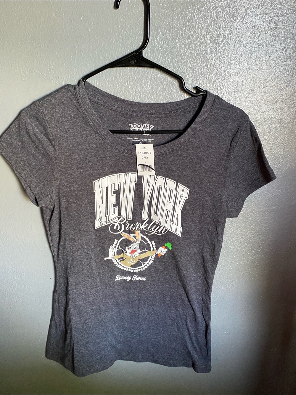 Grey New York Brooklyn Graphic Tee - Women's
